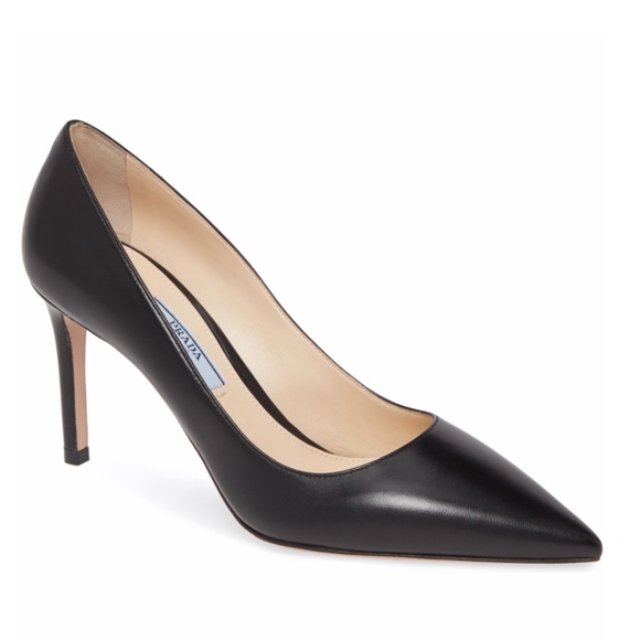 Prada Shoes - NIB PRADA Pointed Toe Pump in Black - 38.5